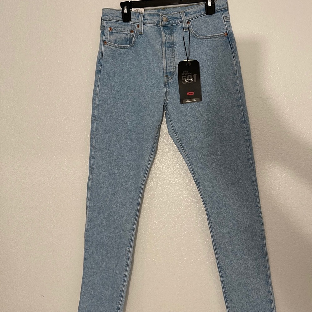 Levi’s 501 Original Skinny Light Wash Jeans